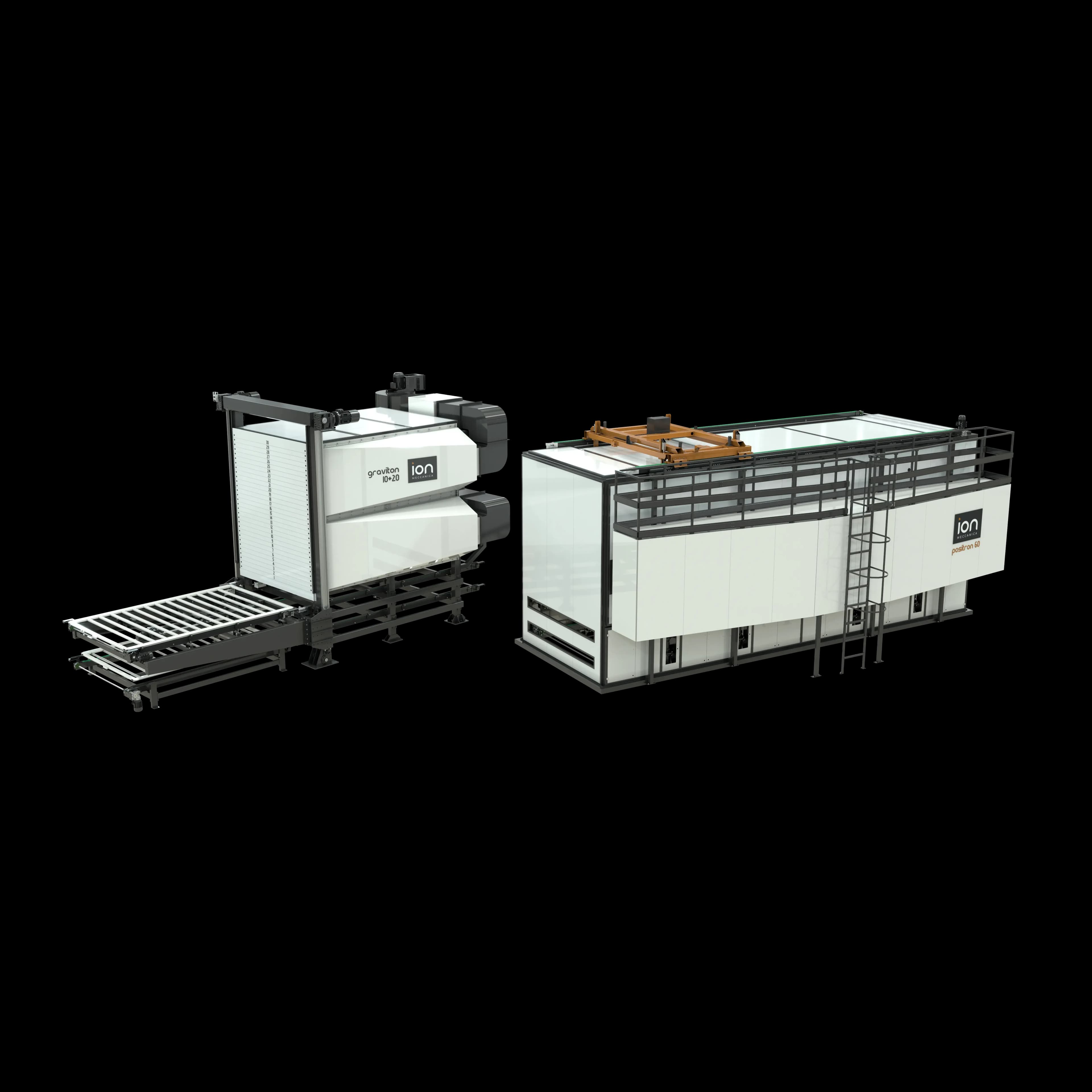 GRAVITON and POSITRON: Two Oven Architectures for Resin Treatment Lines